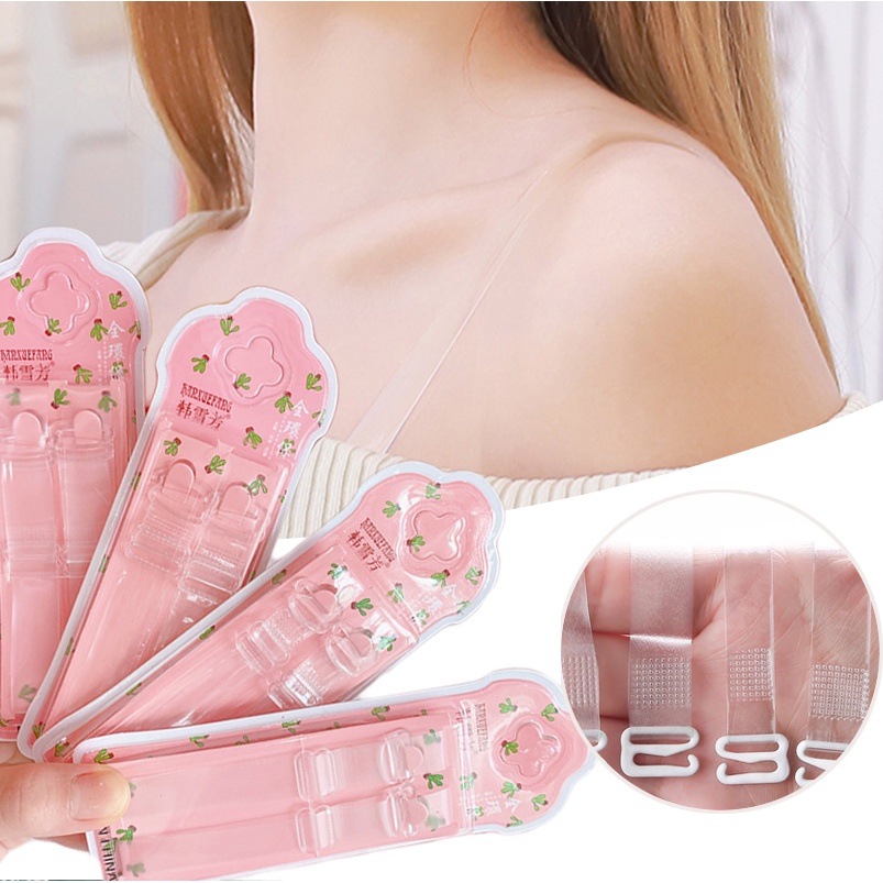 Dây Áo Ngực Trong Suốt Co Giãn Có Thể Tháo Rời Cho Nữ