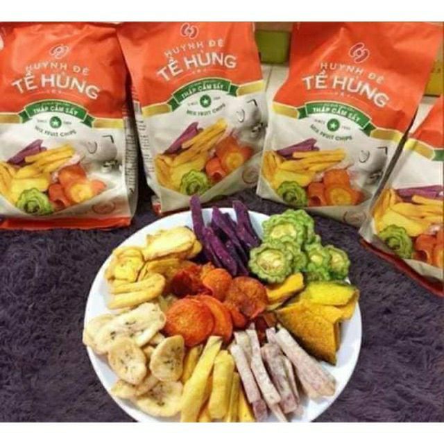 Combo 2 túi ( loại 500g)Trái cây sấy thập cẩm Huỳnh Đệ Tề Hùng