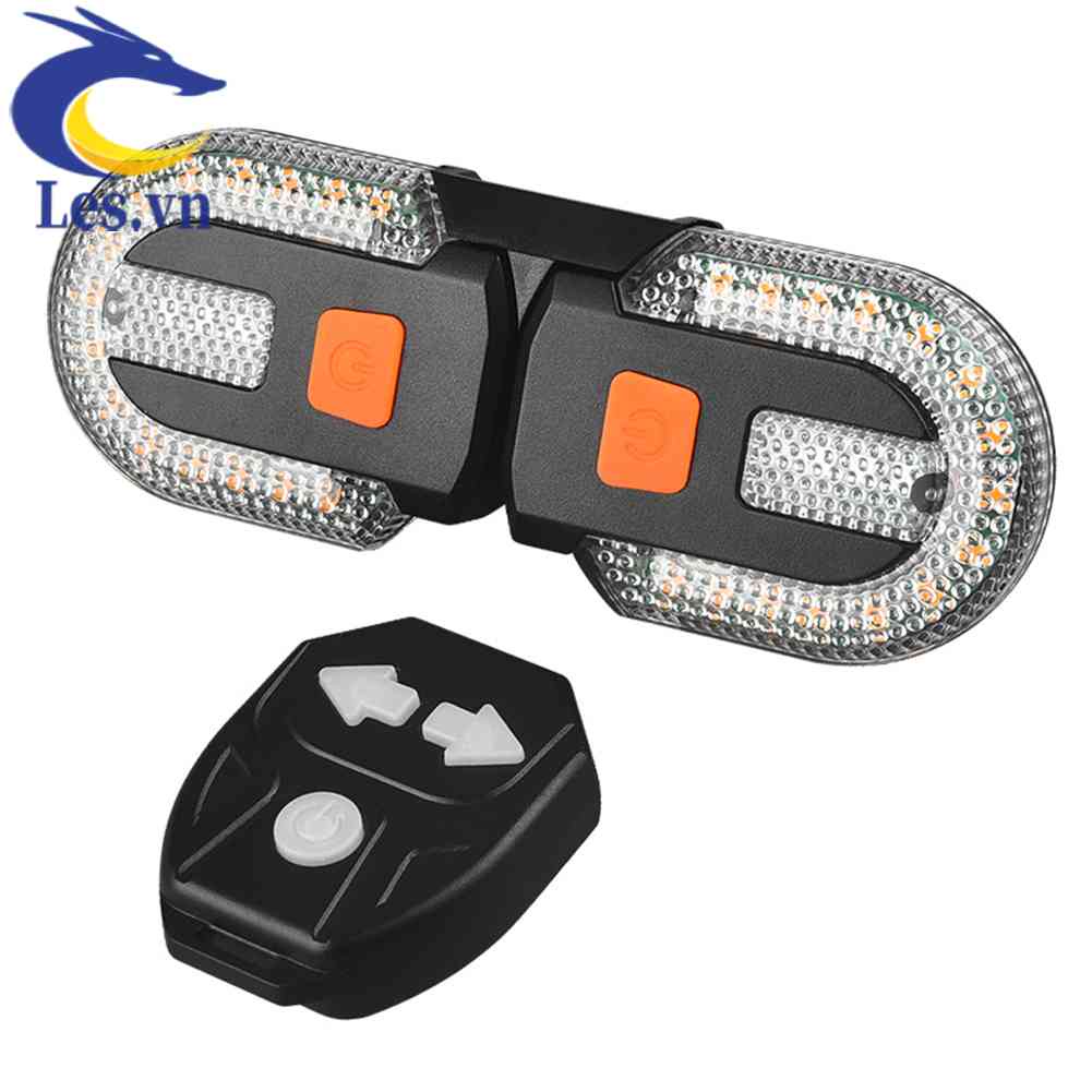 Đèn LED Xi Nhan 3 Trong 1 30lm Gắn Đuôi Xe Đạp Kèm Điều Khiển Từ Xa