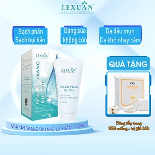 Tẩy trang dạng sữa Lê Xuân, tẩy trang cho da dầu mụn nhạy cảm, cho da khô 150ml