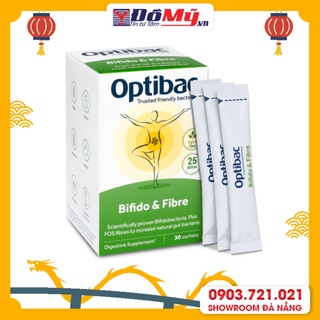 Men ngừa táo bón optibac xanh lá