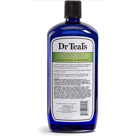 SỮA TẮM THƯ GIÃN, TẠO BỌT CHO BỒN TẮM hương Lavender - Dr Teal's Soothe &amp; Sleep with Lavender Foaming Bath 1.000ml USA