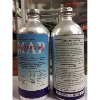 Combo 2 chai Thuốc phun muỗi y tế chai nhôm 1 lit