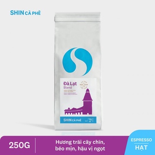 Cà phê đà lạt blend espresso | blend phin - thương hiệu shin cà phê túi 250gr