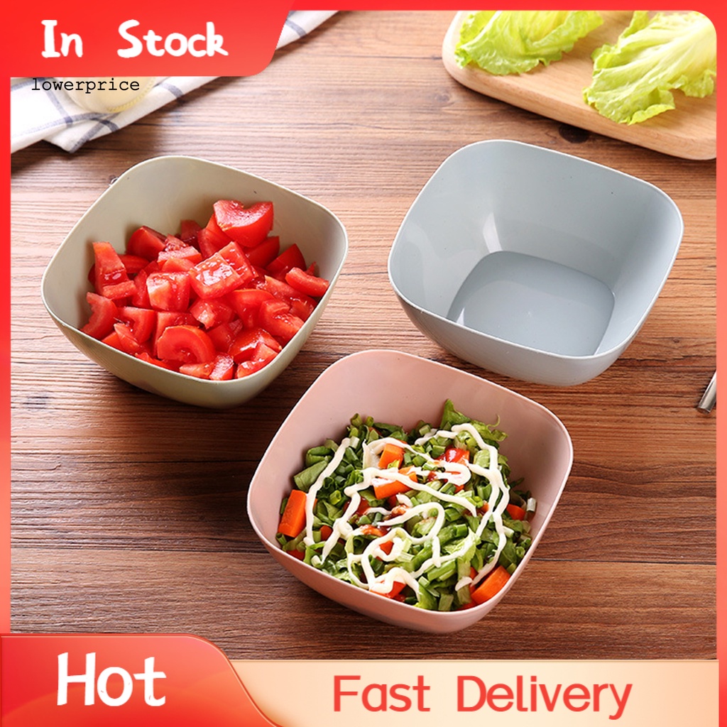Tô nhựa đựng salad / trái cây đa năng không vỡ chất liệu thân thiện với môi trường