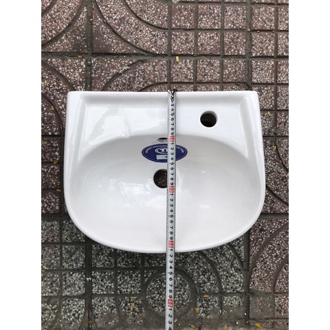 LAVABO MINI NHỎ GỌN  TREO TƯỜNG LÒNG SÂU 390 x 320mm