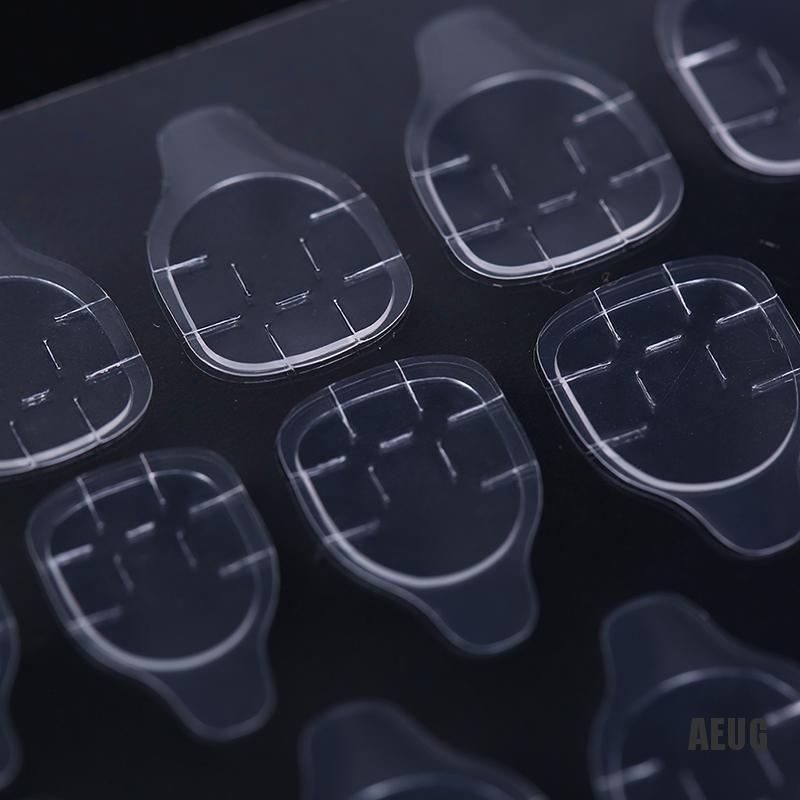 Set 5 Tờ / 24 Miếng Dán Móng Tay Giả Hai Mặt Tự Dính Tiện Lợi