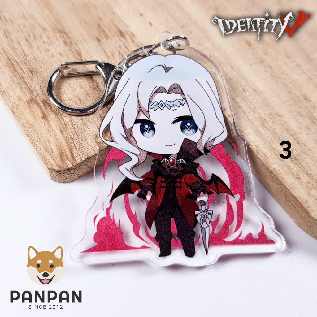 Móc khoá anime mica acrylic Identity V Skin 5 (6cm)