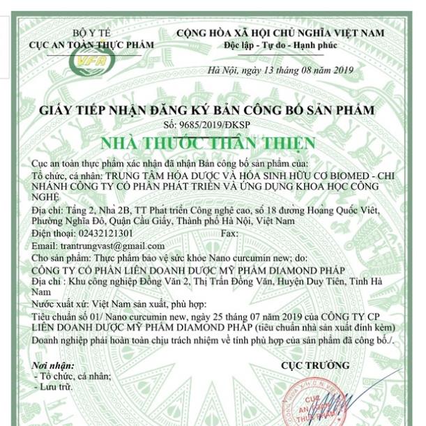 NANO CURCUMIN NEW – Hỗ trợ giảm đau dạ dày – tá tràng, phục hồi sức khỏe phụ nữ sau sinh, mới ốm dậy (60 viên)