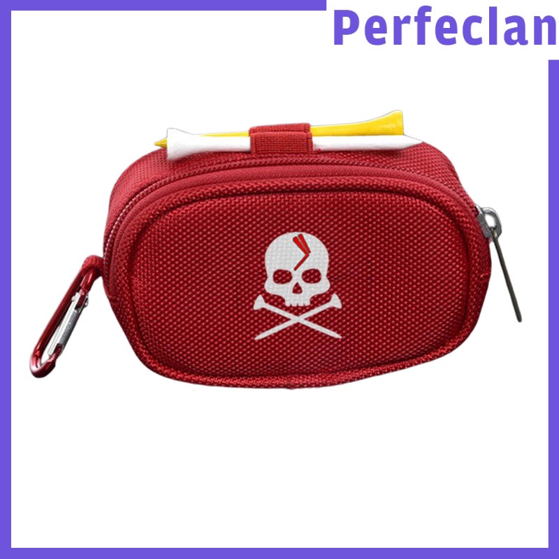 Túi Đựng Bóng Golf Đeo Thắt Lưng Màu Đen Có Khóa Kéo