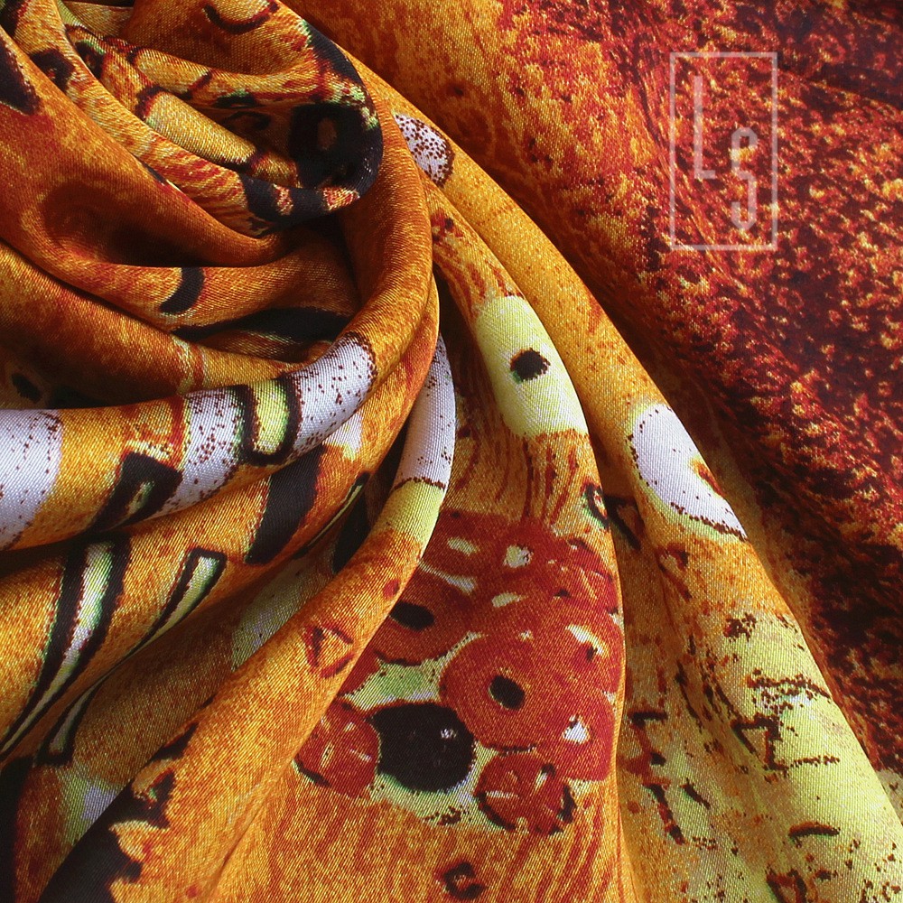 Khăn bandana tranh bích họa cao cấp - Sẵn hàng