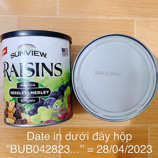 Nho khô Mỹ Sunview Raisins (date t5/2023)