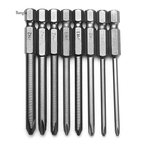 Set 8 đầu tua vít hình chữ thập với nhiều kích cỡ khác nhau tiện dụng