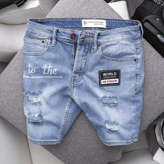 Quần short jean nam chất bò,cá tính trẻ trung năng động,TAKA 204