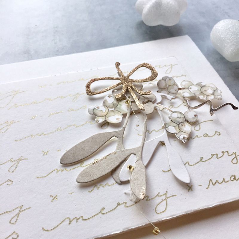 Khuôn Cắt Giấy Làm Từ Kim Loại Hình Xe Ô Tô Và Cây Trang Trí Scrapbook