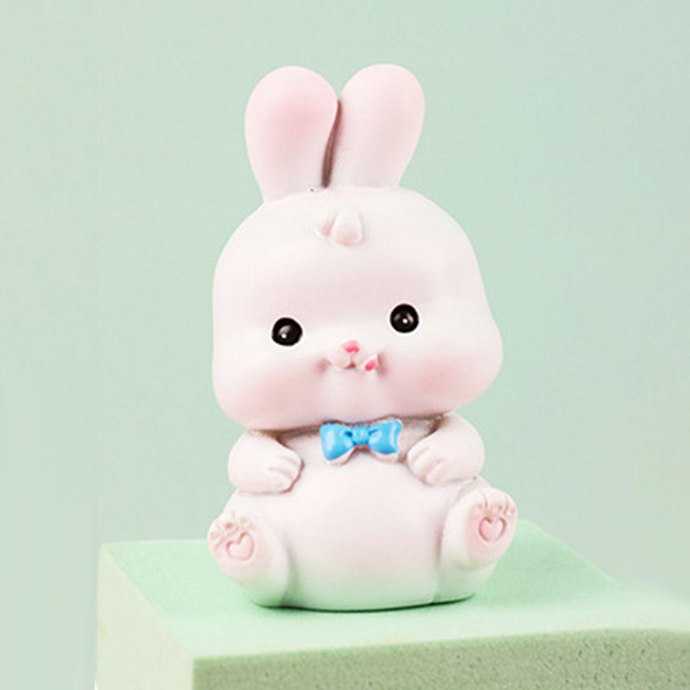 LAKAMIER Đồ trang trí Thỏ Bằng Nhựa Resin Trang Trí Nhà Cửa / Sân Vườn / Xe Hơi