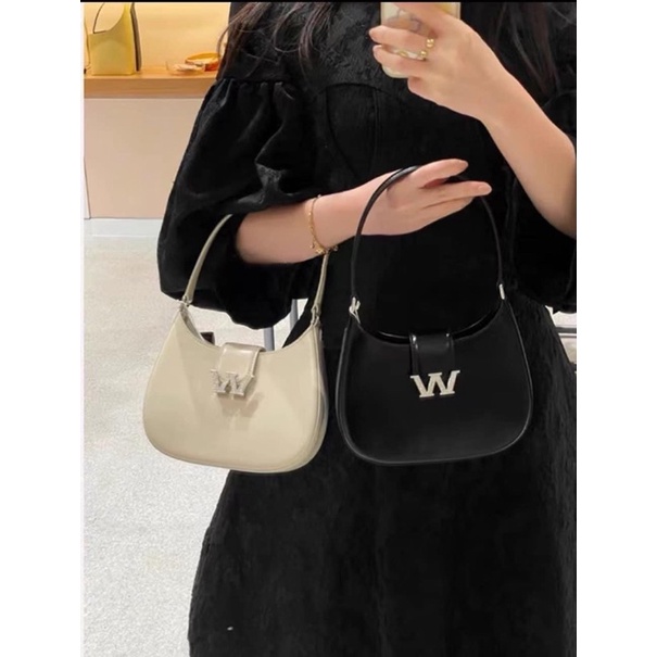 TÚI KẸP NÁCH W DÁNG BẦU MINI- HÀNG FULL BOX