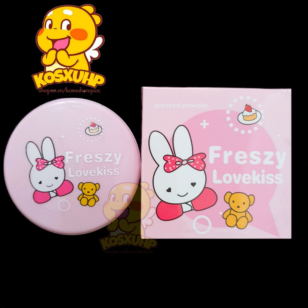 ( XẢ KHO ) Phấn Phủ Kiềm Dầu Freszy Lovekiss Lovely Rabbit Soft Satin Powder | BigBuy360 - bigbuy360.vn