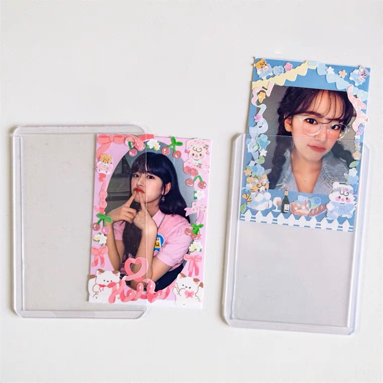Toploader Glue Set Khay Đựng Photocard Kpop Idol B8/A7