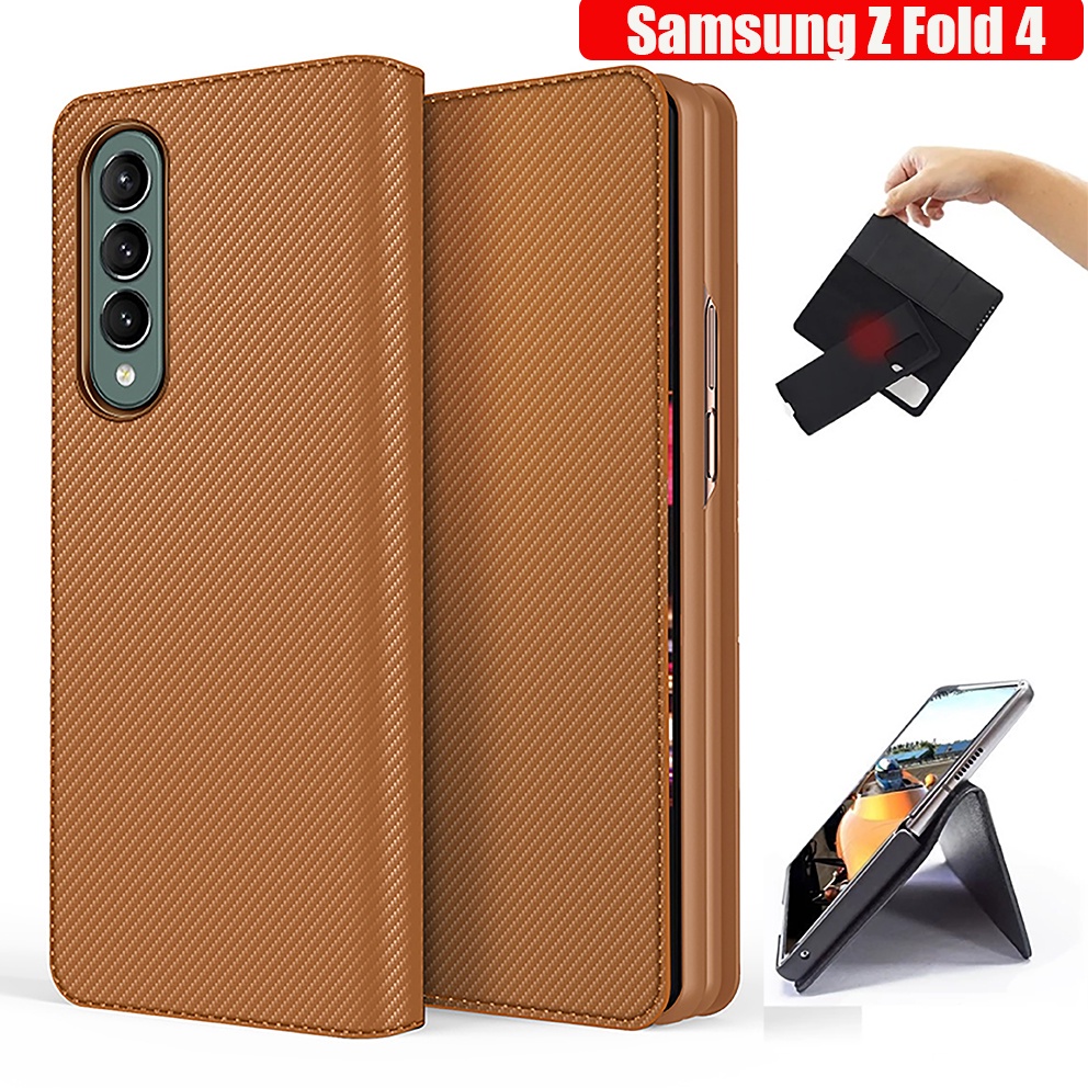Ốp Lưng Điện Thoại Dạng Ví Da Lật Dành Cho Samsung Galaxy Z Fold4 5G Samsung Z Fold 4 Z Fold2 3