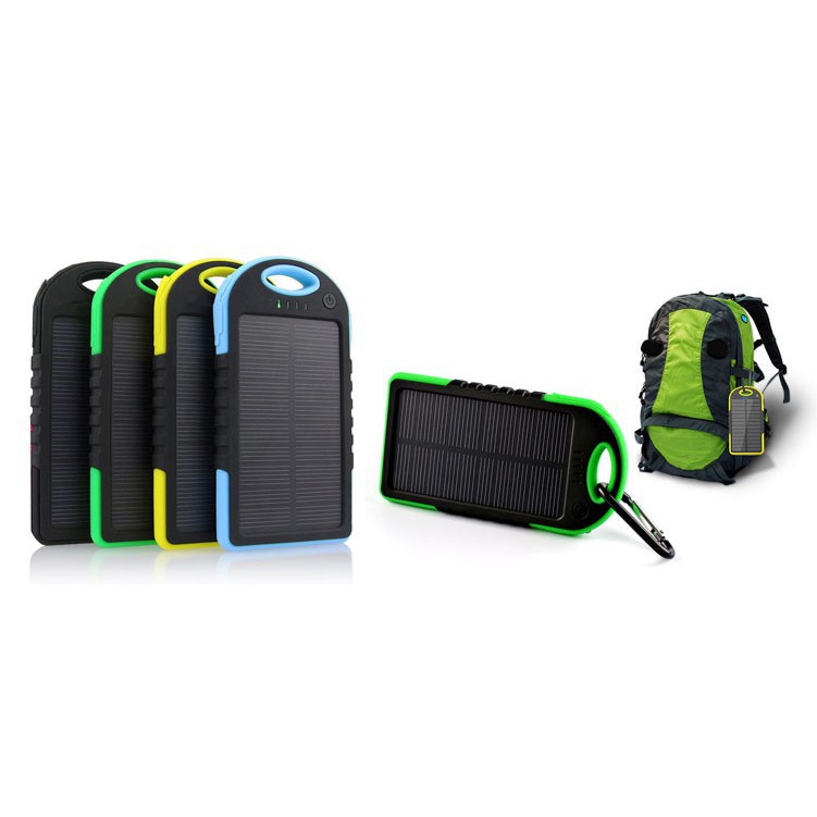 Sạc Dự Phòng năng lượng mặt trời chống nước 20000 mah tích hợp đèn pin chính hãng PF56  Wchính hãng