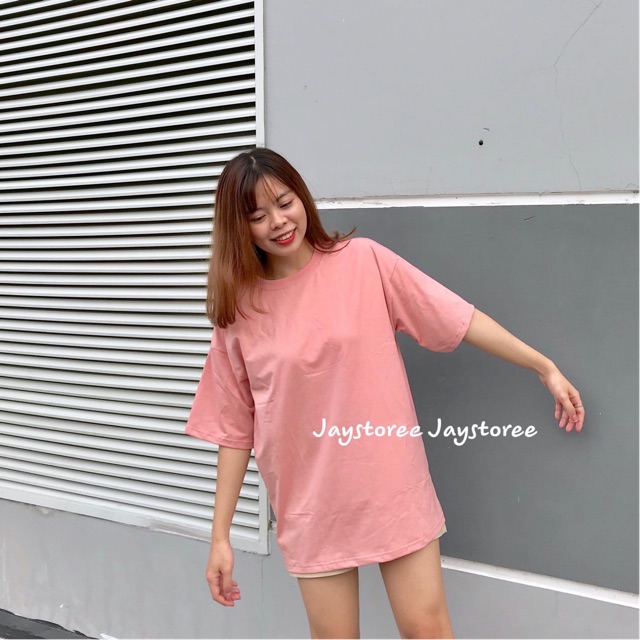 Áo Thun Trơn Unisex HỒNG/TAN/NÂU [ FREESHIP ] form Nam nữ unisex ❤️