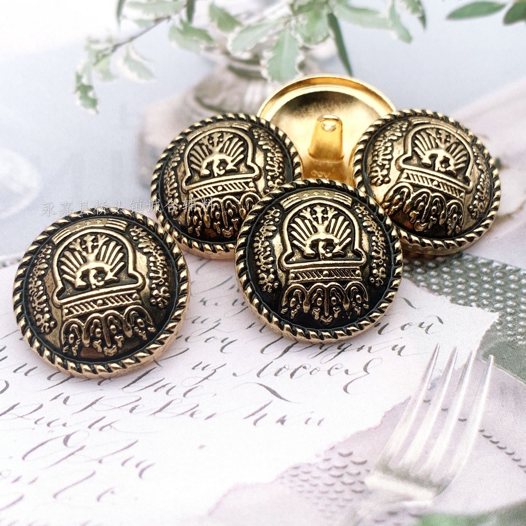 Cúc kim loại cao cấp, kiểu đại bàng bay usa , phù hợp áo vest nam và nữ, áo khoác măng tô, áo khoác dạ 1,5cm