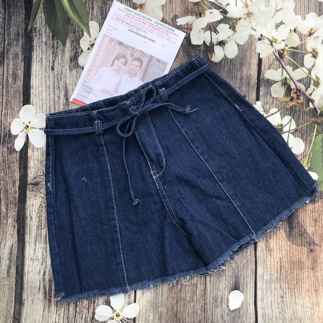 [ Mã FAMAYWA giảm 10K đơn 50K] Quần Short Bò Buộc Dây siêu đẹp | BigBuy360 - bigbuy360.vn