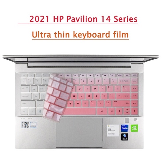 Miếng Dán Bàn Phím Laptop 2021 HP Pavilion 14 Series 14 inch 14-DV 14 inch Bằng Silicon Ốp