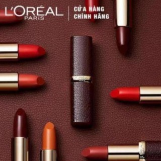 [CHÍNH HÃNG] - L'OREAL - Son lì mềm Luxe Leather By Color Riche