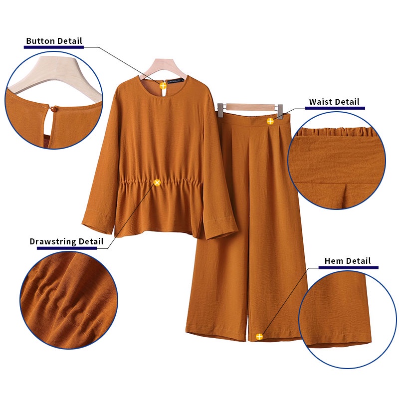 Zanzea Set Đồ Thời Trang Phong Cách Hồi Giáo Cho Nữ