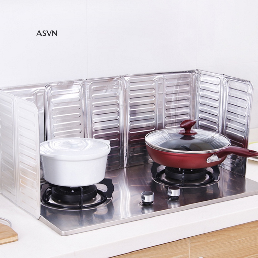 Asvn❤ Giá Đỡ Tấm Chắn Dầu Cách Nhiệt Tiện Dụng Cho Nhà Bếp