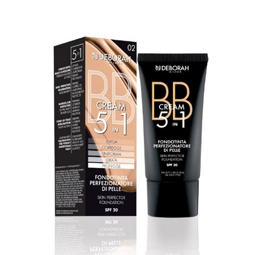 Kem Nền Deborah Milano BB Cream 5in1 30ml#02