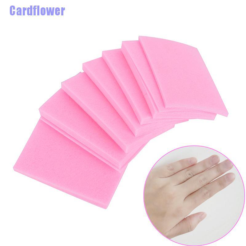 (Hàng Mới Về) Khăn Cotton Tẩy Sơn Móng Tay Không Xơ Vải Cardflower