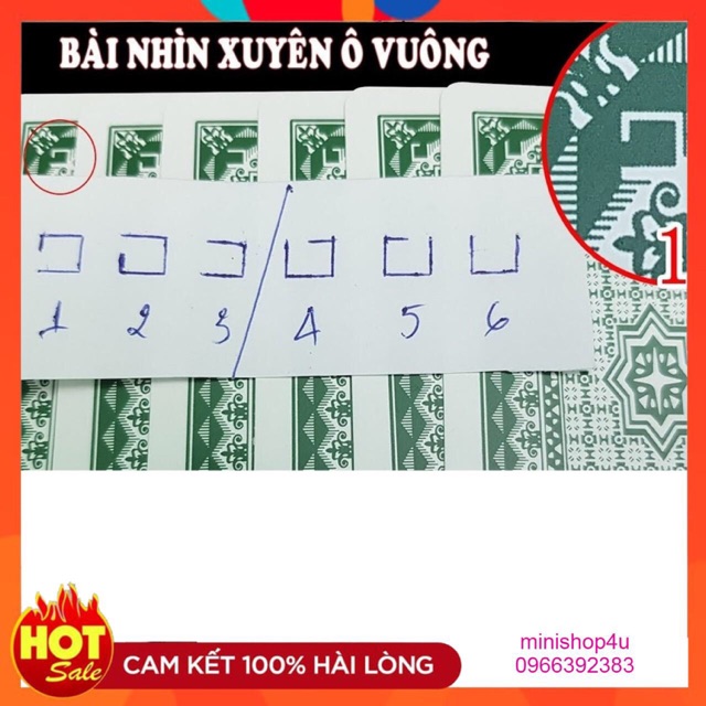 Bài Ảo Thuật Nhìn Xuyên (lỗi ô vuông)