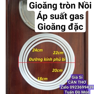 Gioăng/ron tròn đặc nồi áp suất gas 2 quai supor, sunhouse