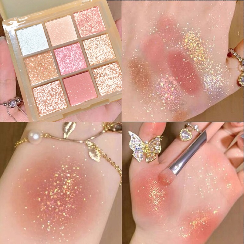 Bảng nhũ mắt 9 ô xinh xắn