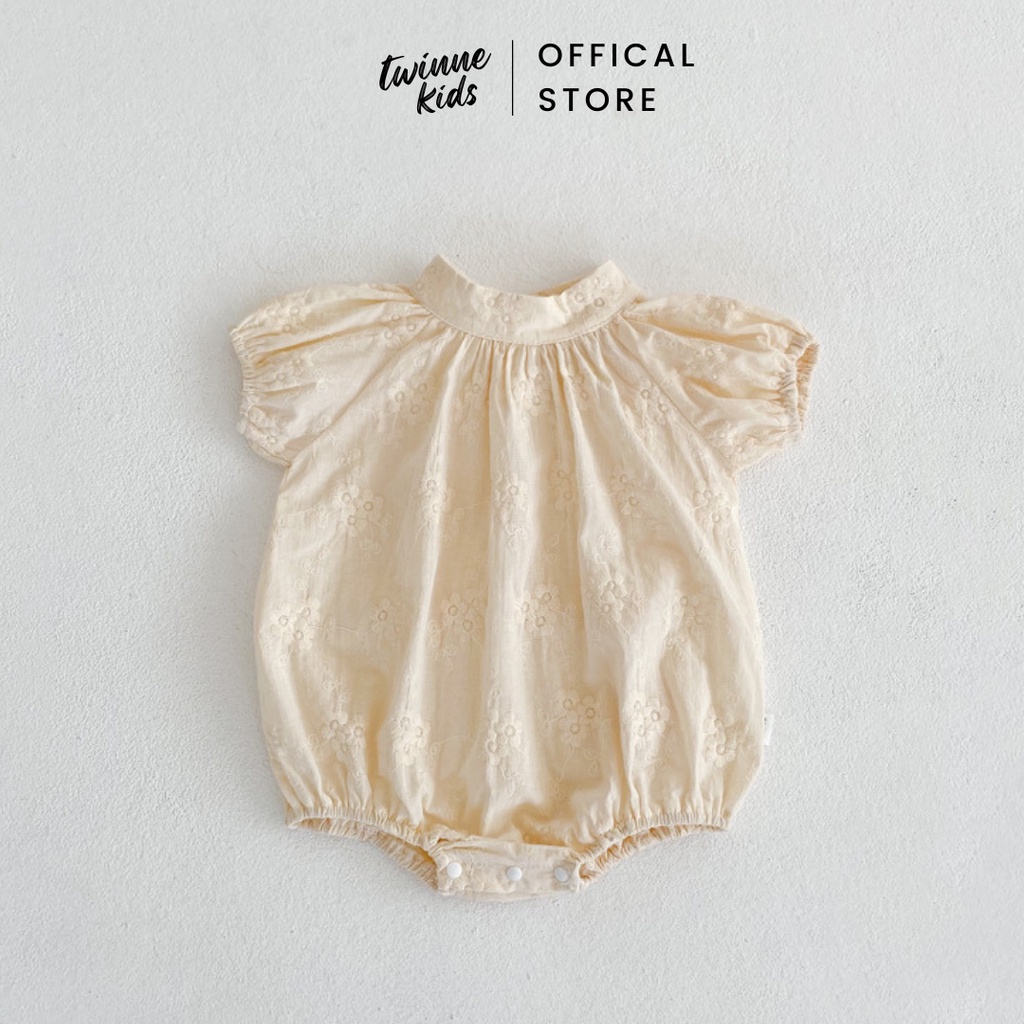 Bộ đồ bé gái, Bodysuit sơ sinh dự tiệc, quần áo bé gái chụp ảnh thôi nôi cho bé từ 5-13kg vải cotton mềm thoáng Twinne