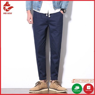 Quần jogger thể thao nam, quần dài nam chất kaki co giãn nhẹ
