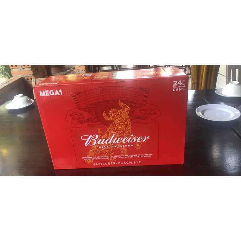 BIA BUDWEISER - THÙNG 24 LON 330Ml