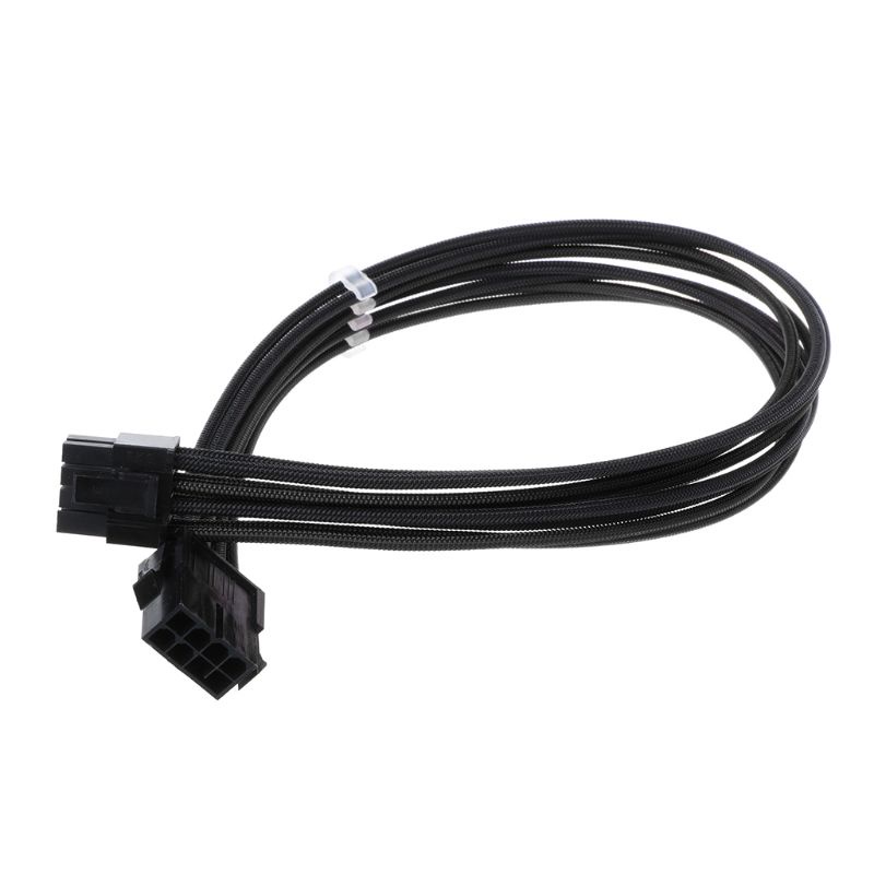 Dây Cáp Nối Dài Chuyển Đổi Nguồn Điện Màu Đen 30 / 40cm Gpu Pci-E 8 Pin (6 + 2) Male Sang Female