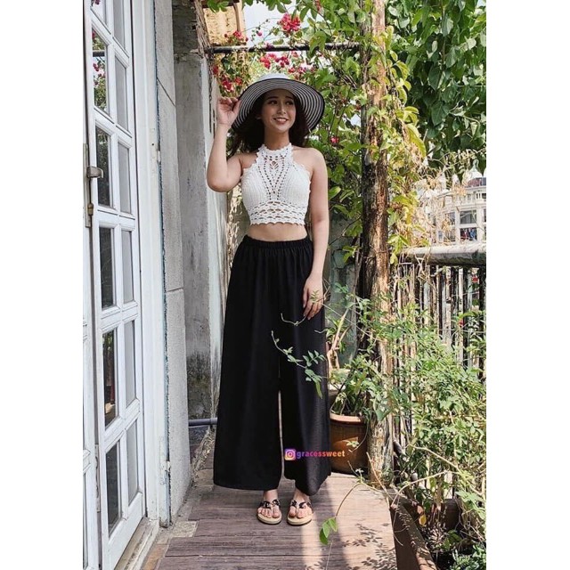 💃Quần Culottes Nữ Chất Đũi Ống Rộng Nhiều Màu..Không Thể Thiếu