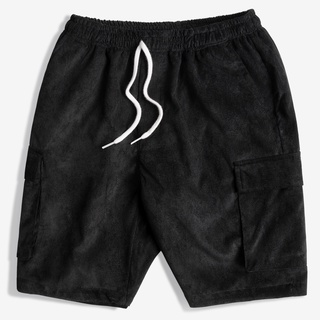 Quần Short Đùi Túi Hộp Nhung Tăm Nam Nữ Trẻ Trung, Cá Tính - ROUGH