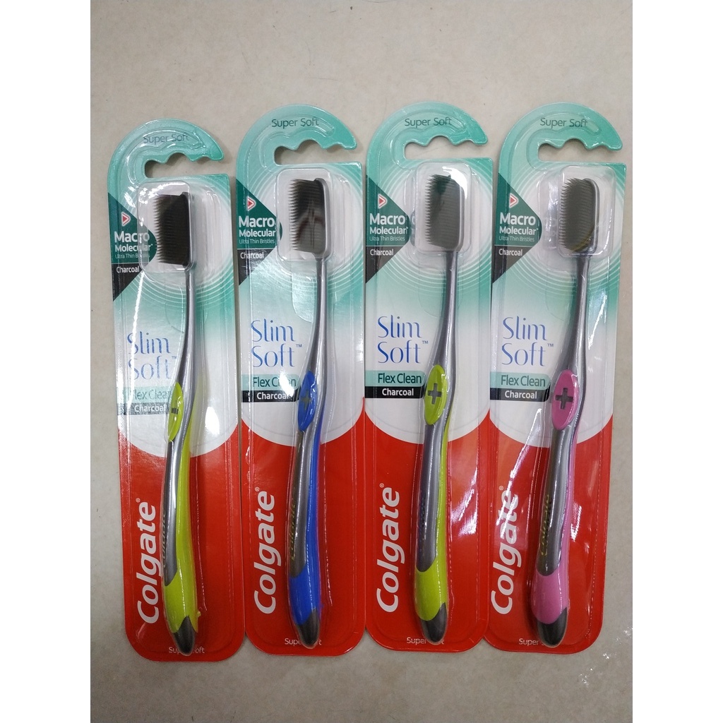 Bàn Chải Đánh Răng Colgate Slimsoft Flex Clean Charcoal