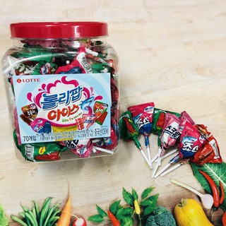 [Lẻ 1 chiếc] Kẹo que mút Lotte Hàn Quốc Date mới