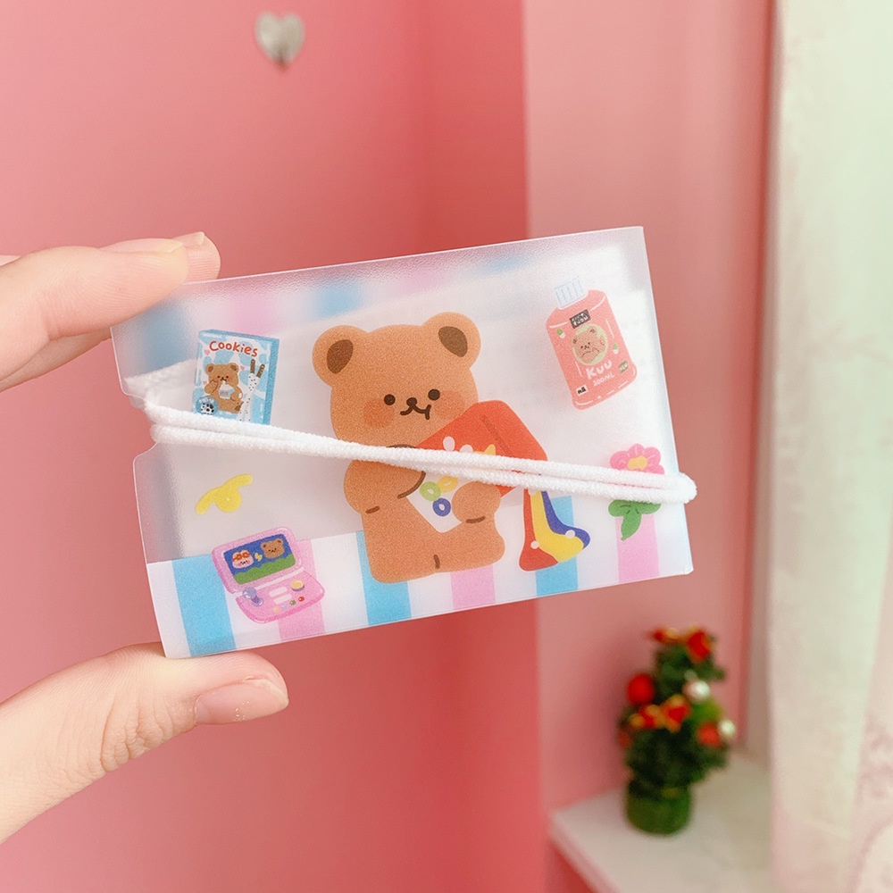 Túi Đựng Khẩu Trang Tạm Thời Chống Bụi Thiết Kế Hoạt Hình Dễ Thương Cho Nữ Sinh