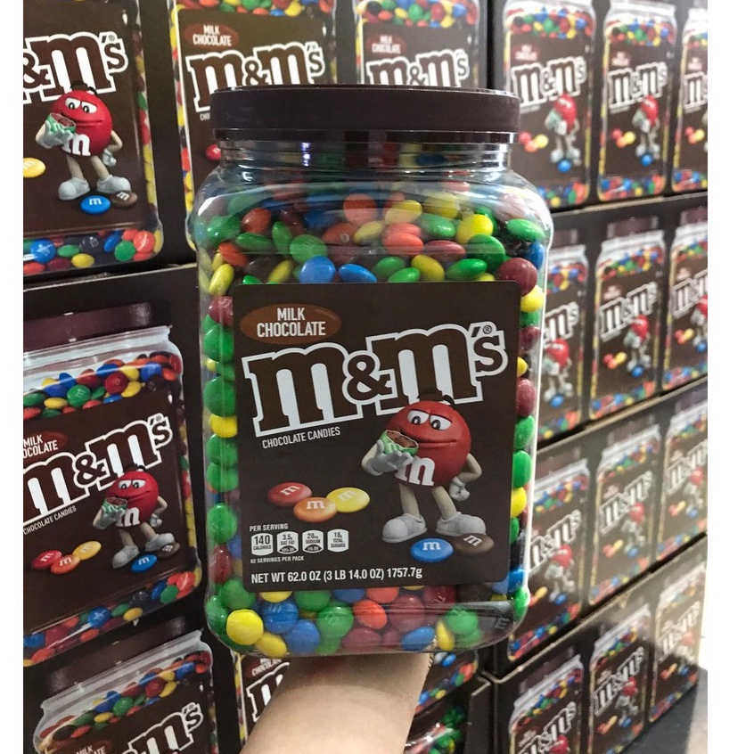 KẸO SOCOLA M&amp;M HỘP 1.7KG MỸ CHÍNH HÃNG - 7984