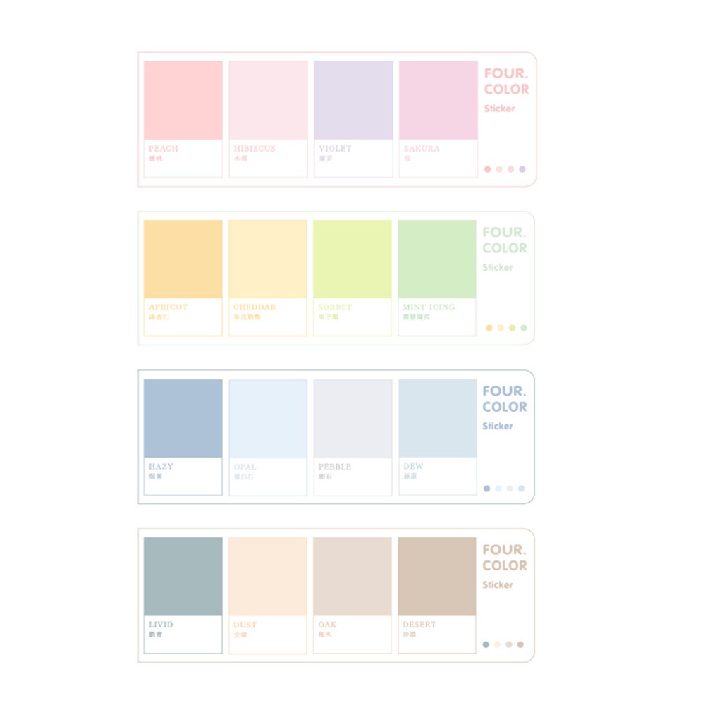 Bộ 80 tờ giấy note màu pantone - VP030