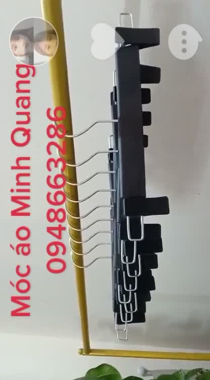 kẹp quần áo-kẹp nhựa màu đen-kẹp nhựa đầu kẹp tròn inox-kẹp nhựa dành cho shop thời trang-gia đình-cá nhân,... | BigBuy360 - bigbuy360.vn