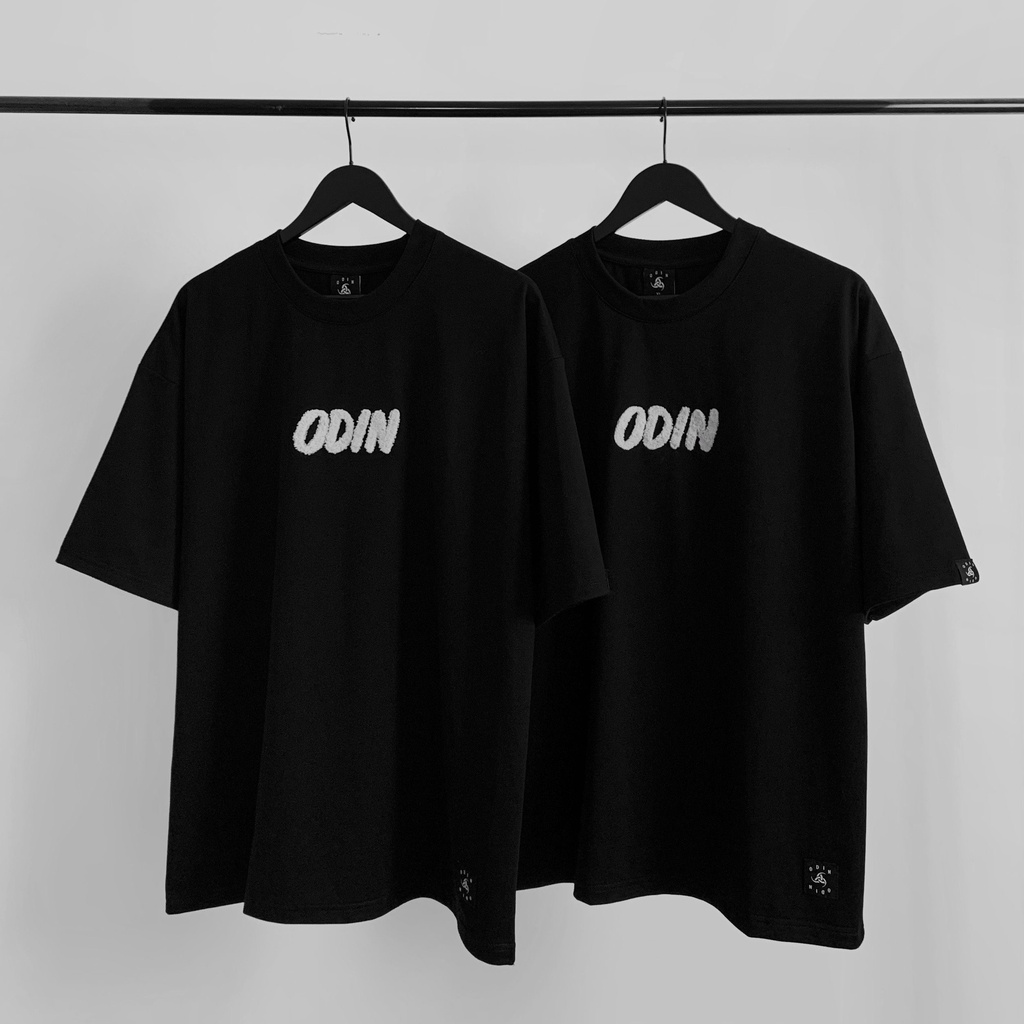 Áo thun oversize ODIN signature, áo thun tay lỡ form rộng nam nữ ODIN CLOTHING